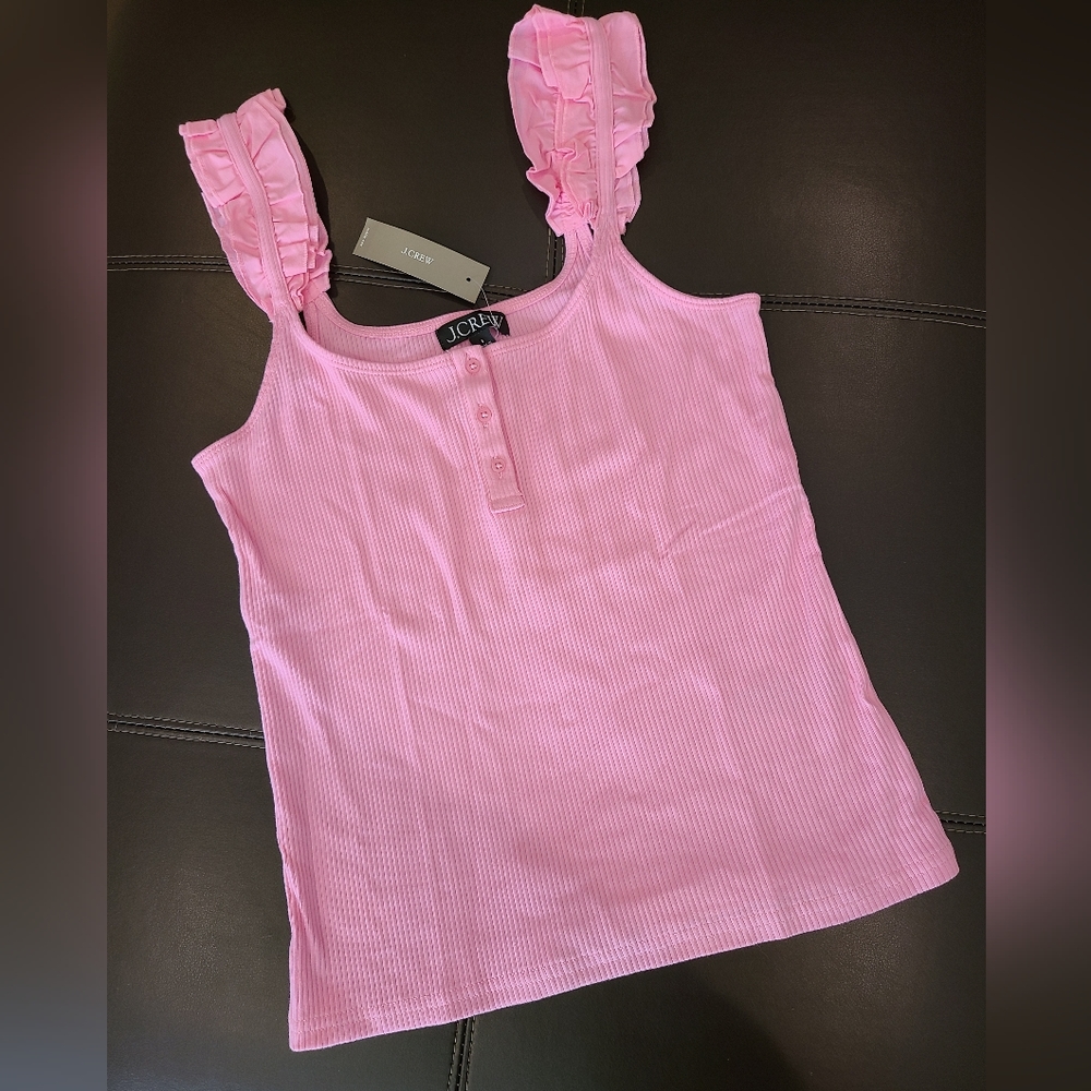 J. Crew Rib Tank Top - Picture 2 of 4